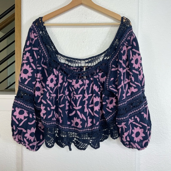 Free People Soleil embroidered Blouse - Picture 3 of 8